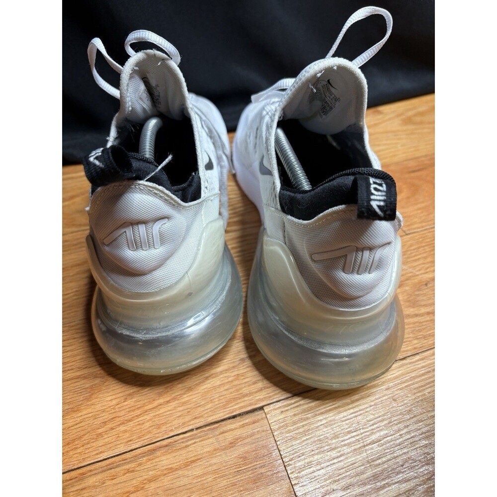 Nike Men's Air Max 270 AH8050-100 Running White Black Shoes Sneakers Size 13 - Picture 5 of 8